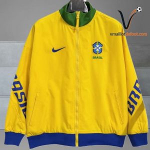 Veste de Survetement Bresil 2026 - jaune bleu