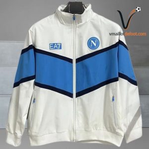 Veste de Survetement Napoli 2025/2026 - blanc bleu