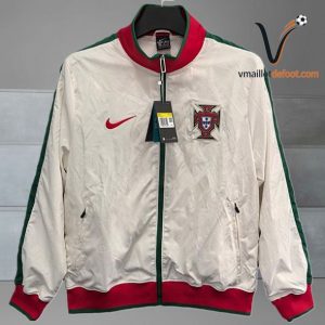 Veste de Survetement Portugal 2026 - blanc rouge