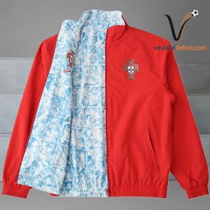 Veste de Survetement Portugal 2026 - rouge bleu