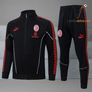 Ensemble Survetement AC Milan 2025/2026 - Rouge Noir