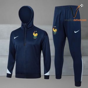Ensemble Survetement France Capuche 2025/2026 - bleu marine
