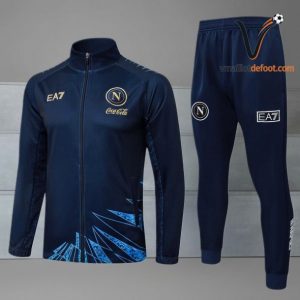 Ensemble Survetement Napoli Enfant 2025/2026 - bleu marine