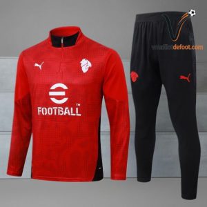 Ensemble Survetement AC Milan 2025/2026 - Rouge