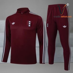 Ensemble Survetement Ajax 2025/2026 - rouge blanc