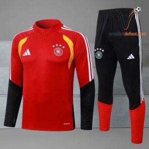 Ensemble Survetement Allemagne 2026 - rouge noir