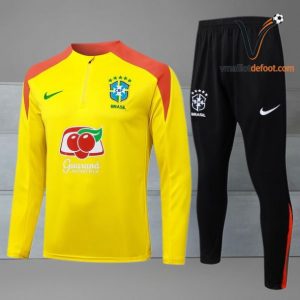 Ensemble Survetement Bresil 2026 - jaune orange