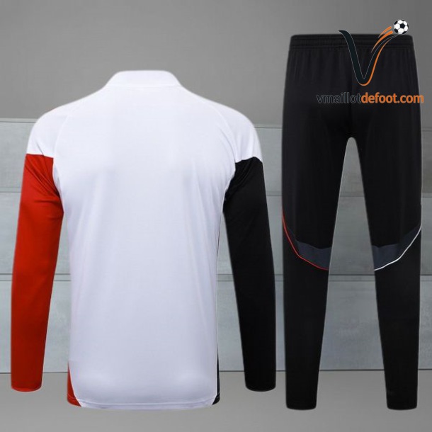 Ensemble Survetement Ajax Enfant 2025/2026 - blanc noir rouge – Image 2