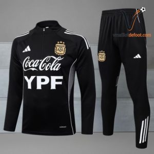 Ensemble Survetement Argentine Enfant 2026 - noir blanc
