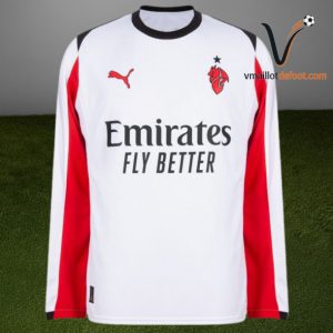 Maillot Extérieur AC Milan 2025/2026 - Manches longues