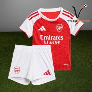 Maillot Domicile Arsenal 2025/2026 - Ensemble Enfant