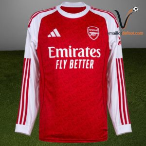 Maillot Domicile Arsenal 2025/2026 - Manches longues