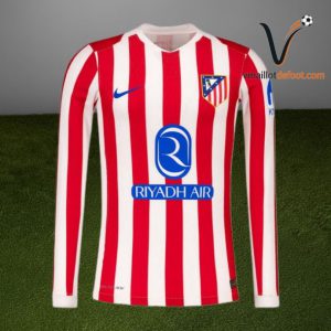 Maillot Domicile de Foot Atletico de Madrid 2025/2026 - Manches longues