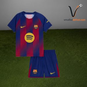 Maillot Domicile Barcelone 2025/2026 - Ensemble Enfant