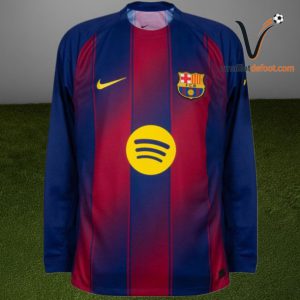Maillot Domicile Barcelone 2025/2026 - Manches longues