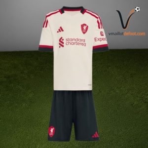 Maillot Extérieur Liverpool 2025/2026 - Ensemble Enfant