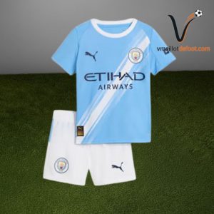 Maillot Domicile Manchester City 2025/2026 - Ensemble Enfant