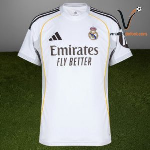 Maillot Domicile Real Madrid 2025/2026