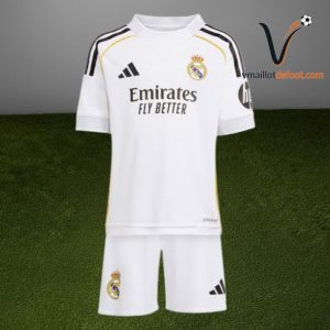 Maillot Domicile Real Madrid 2025/2026 - Ensemble Enfant
