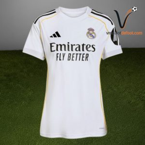 Maillot Domicile Real Madrid 2025/2026 - Femme