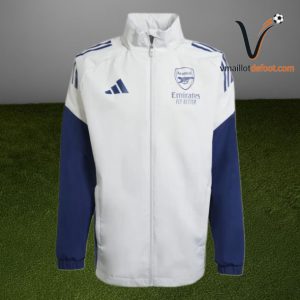 Veste de Survetement Arsenal 2025/2026 - Blanc