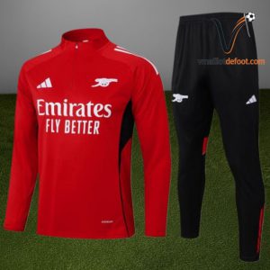 Ensemble Survetement Arsenal 2025/2026 - Rouge