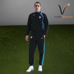 Ensemble Survetement Atletico Madrid 2025/2026 Noir Bleu