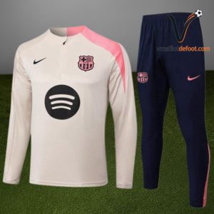 Ensemble Survetement Barcelone 2025/2026 - Beige