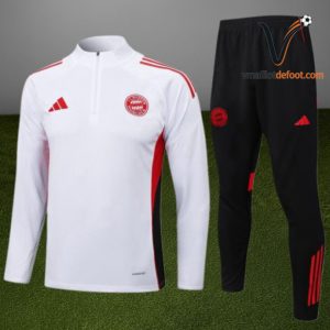 Ensemble Survetement Bayern Munich 2025/2026 - Blanc
