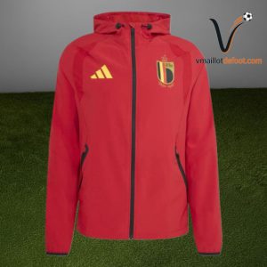 Survetement Belgique Capuche 2026/2027 - Rouge