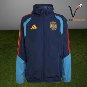 Survetement Espagne Capuche 2026/2027 - Rouge Bleu