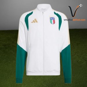 Veste de Survetement Italie 2026/2027 - Blanc