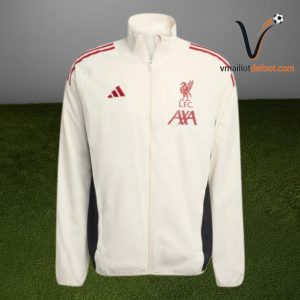 Veste de Survetement Liverpool 2025/2026 - Blanc