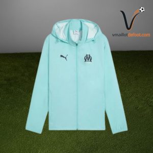 Survetement Olympique de Marseille Capuche 2025/2026 - Bleu