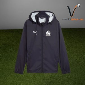 Survetement Olympique de Marseille Capuche 2025/2026 - Noir