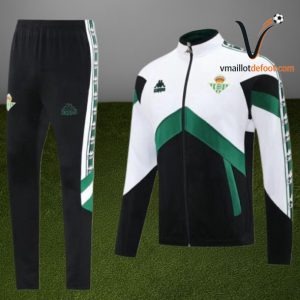 Ensemble Survetement Real Betis 2025/2026 - Blanc Noir
