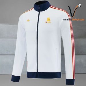 Veste de Survetement AS Roma 2026/2027 - blanc bleu