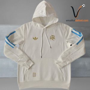 Survetement Argentine Capuche 2026 - blanc