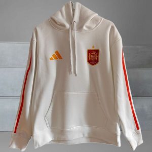 Survetement Espagne Capuche 2026 - blanc rouge