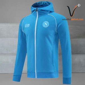 Survetement Napoli Capuche 2025/2026 - bleu