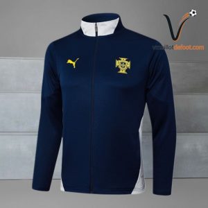 Veste de Survetement Portugal 2026 - bleu marine blanc
