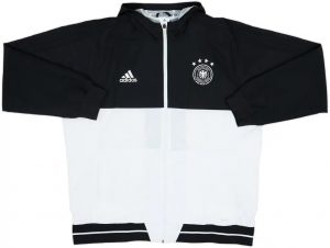 Veste de Survetement Allemagne 2016/2017 Blanc Noir