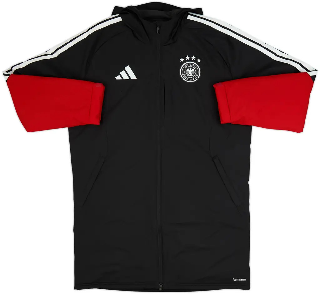 Survetement Allemagne Capuche 2026/2027 Blanc Noir Rouge