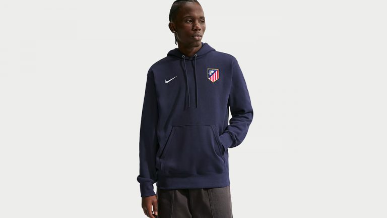 Video Survetement Atletico Madrid Capuche 2025/2026 – Bleu