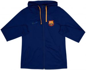 Survetement Barcelone Capuche 2022/2023 Bleu