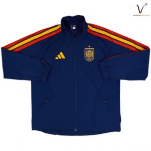 Veste de Survetement Espagne 2026/2027 Bleu Jaune