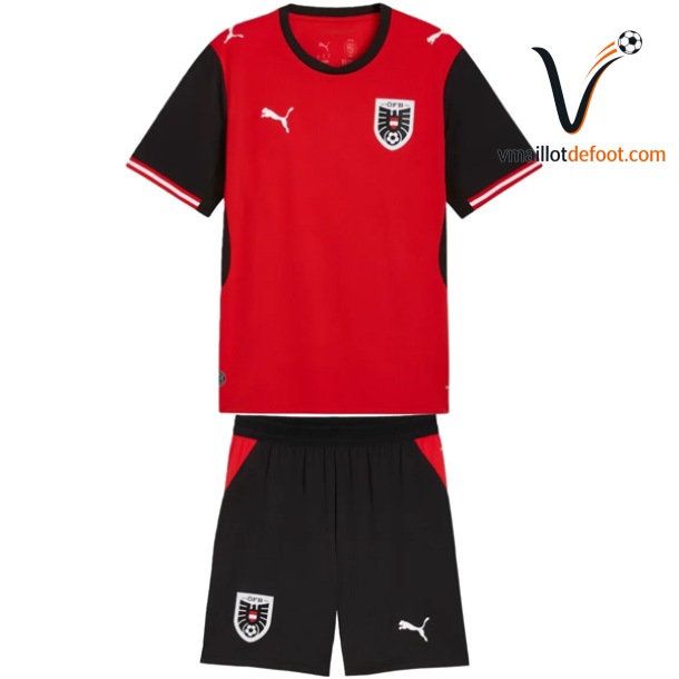 Maillot Domicile Autriche 2026/2027 - Ensemble Enfant