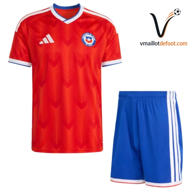 Maillot Domicile Chili 2026/2027 - Ensemble Enfant