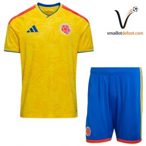 Maillot Domicile Colombie 2026/2027 - Ensemble Enfant
