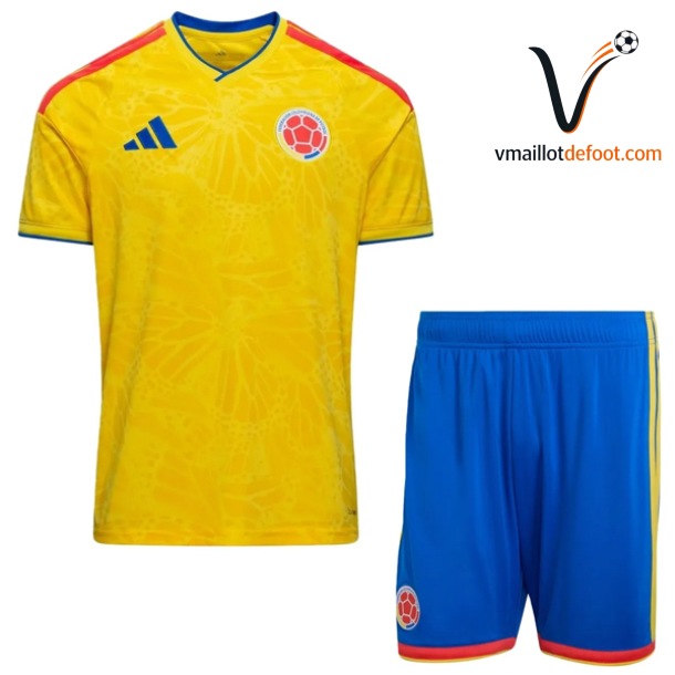 Maillot Domicile Colombie 2026/2027 - Ensemble Enfant